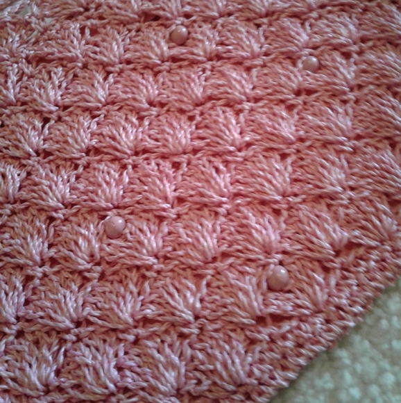 🌺 NEW Jute Crocheted & Lined Clutch Purse - Picture 3 of 8